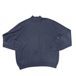 Peruvian Connection Pima Cotton Mock Neck Sweater